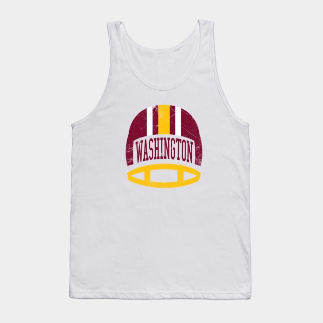 Washington Retro Helmet - White Tank Top by KFig21